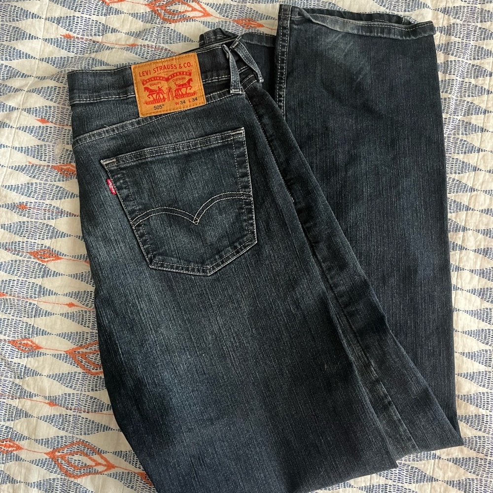 Levi's Blue Straight Jeans Classic Design